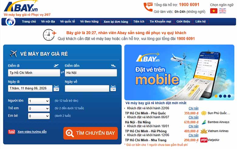 Abay Có Uy Tín Không? Đánh Giá Chất Lượng Dịch Vụ Đặt Vé 