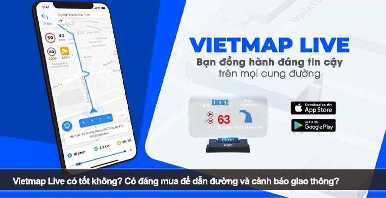 Vietmap Live có tốt không? Có đáng mua để dẫn đường và cảnh báo giao thông? 