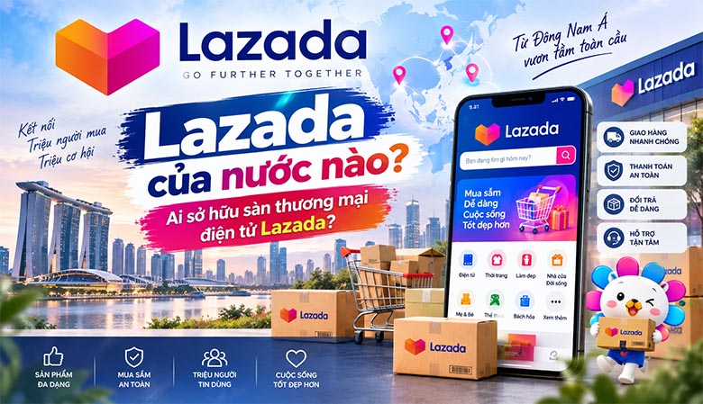 Lazada của nước nào? Ai sở hữu sàn thương mại điện tử Lazada? 