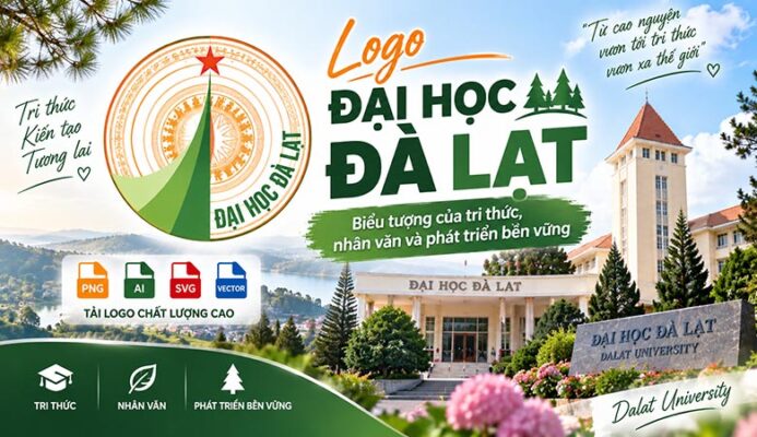 Tải Logo Đại Học Đà Lạt – DLU PNG, AI, SVG, Vector Chuẩn Chất Lượng